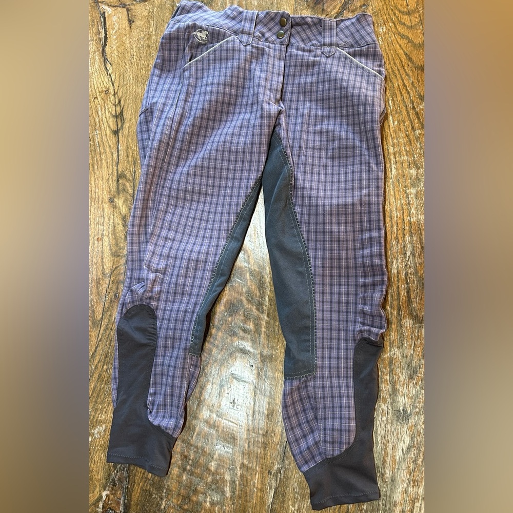 Women’s Plaid Riding Pants